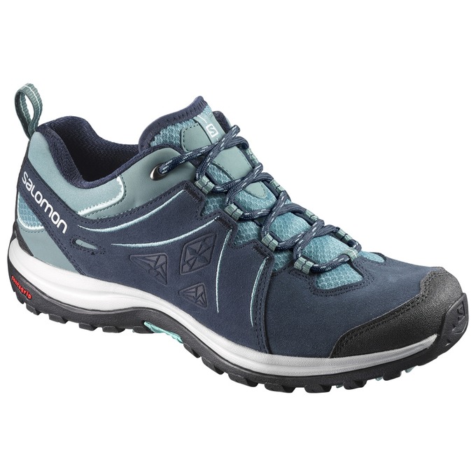 Salomon Israel ELLIPSE 2 LTR W - Womens Hiking Shoes - Light Turquoise/Navy (TKNL-17280)